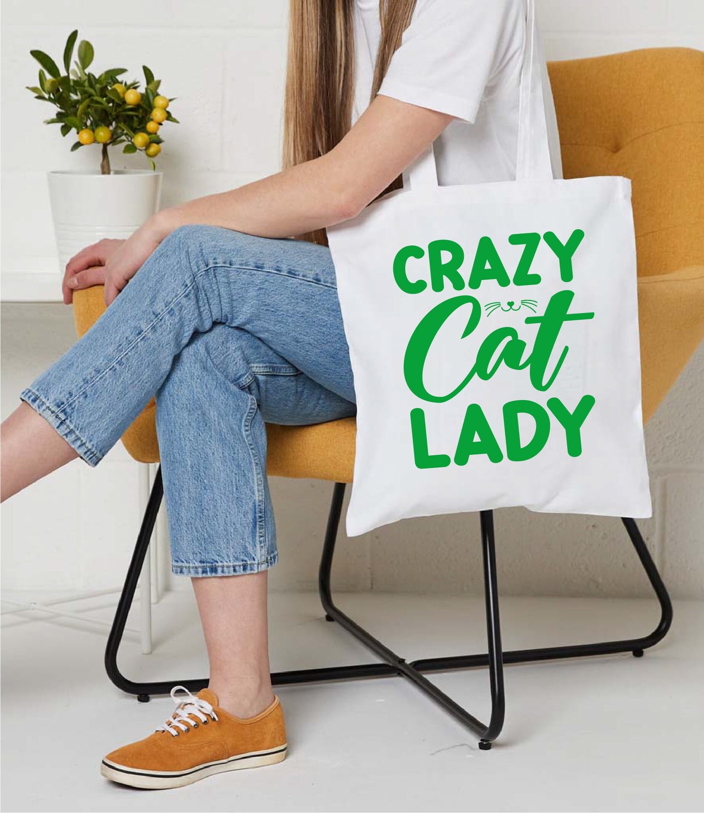 Personalised Tote bag Crazy Cat Lady Tote Bag, Cat Lover Bag, Cat Lover Gift, Crazy Cat Lady Gift, Cat Mum Bag, Cat Tote Bag,Crazy Cat Lady