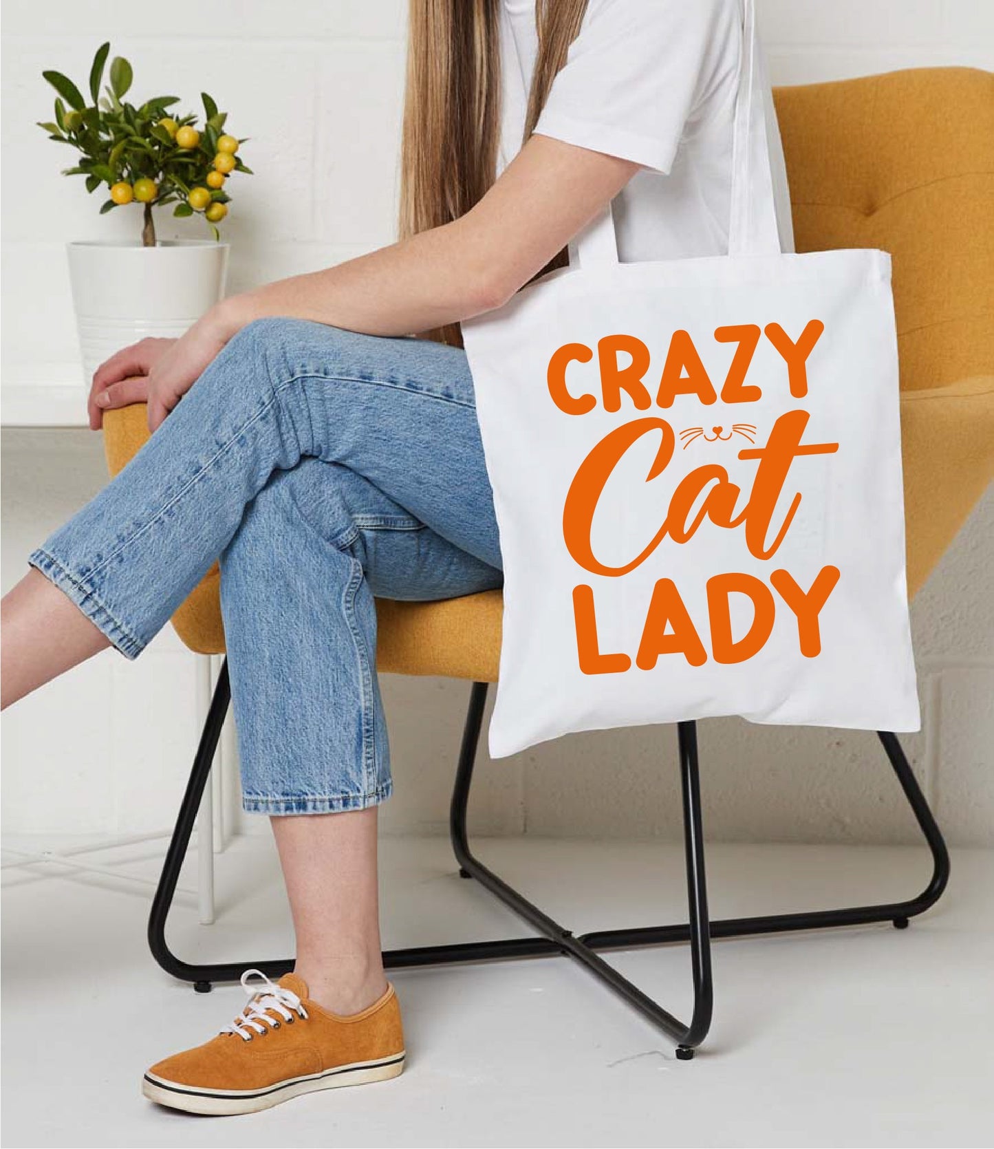 Personalised Tote bag Crazy Cat Lady Tote Bag, Cat Lover Bag, Cat Lover Gift, Crazy Cat Lady Gift, Cat Mum Bag, Cat Tote Bag,Crazy Cat Lady