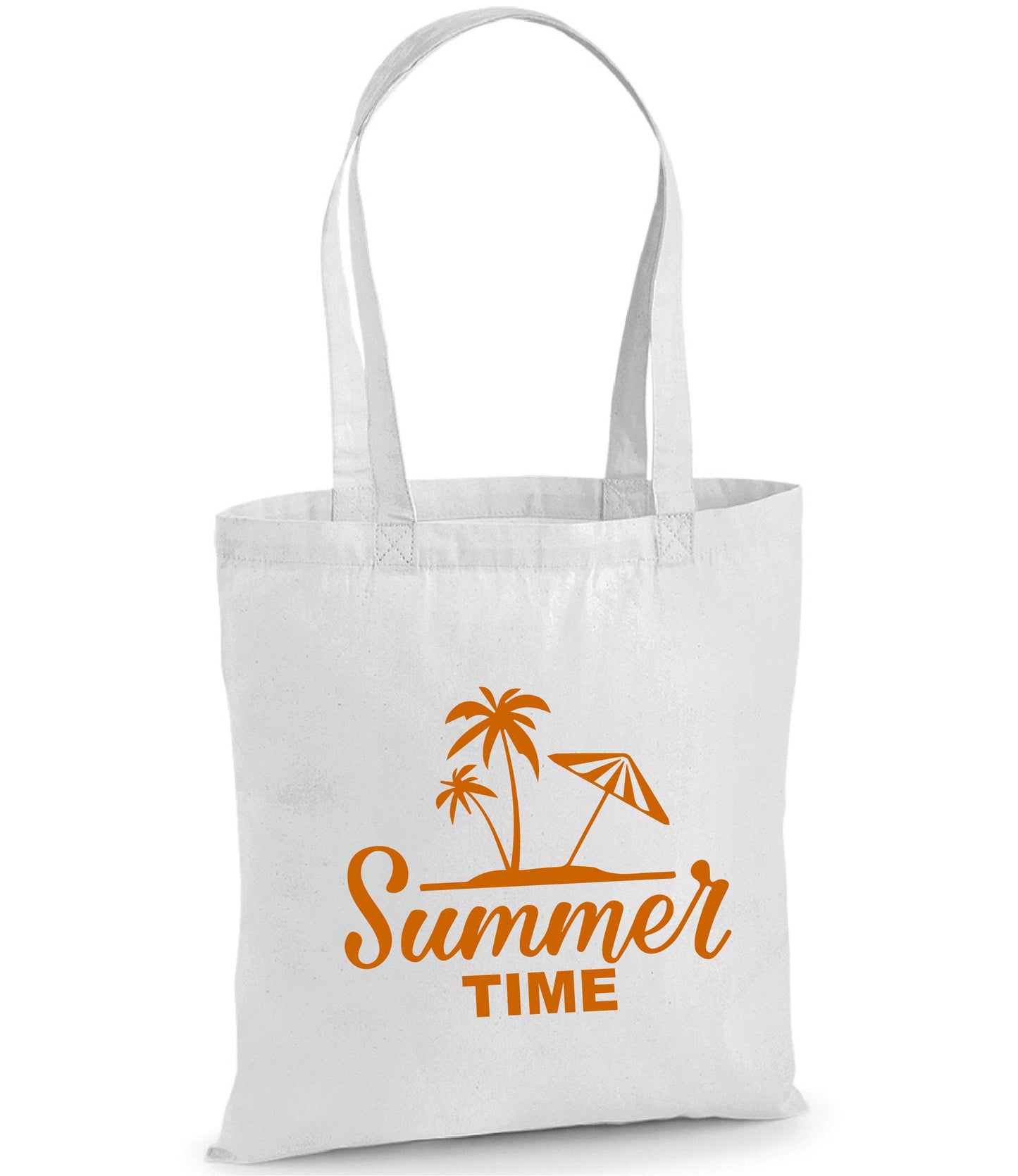 Summer time bag, cute tote bag for beach essentials and summer walks, perfect gift bag for life, canvas birthday gift bag, personalised bag